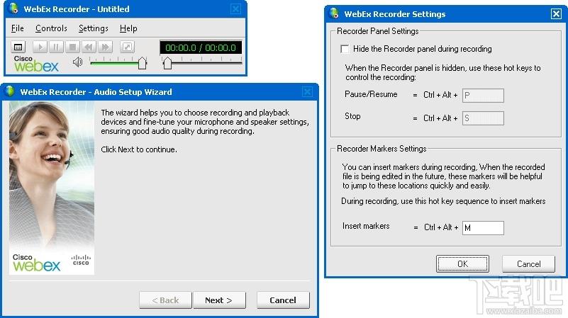 webex,WebEx Recorder,屏幕录像