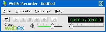 webex,WebEx Recorder,屏幕录像