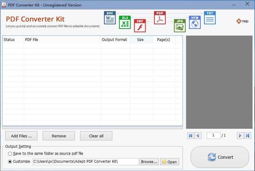 Adept PDF Converter Kit下载,PDF转换器,PDF转Word