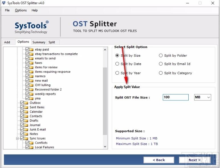 SysTools OST Splitter下载,OST拆分工具,OST拆分