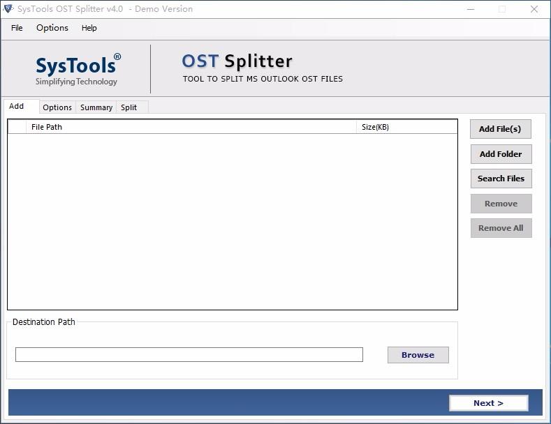 SysTools OST Splitter下载,OST拆分工具,OST拆分