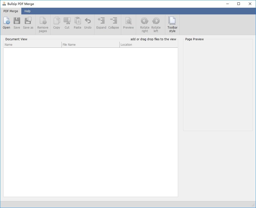 Bullzip PDF Merge下载,PDF合并,PDF,合并,分割,页面裁剪