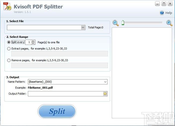 Kvisoft PDF Splitter下载,PDF分割工具,PDF分割