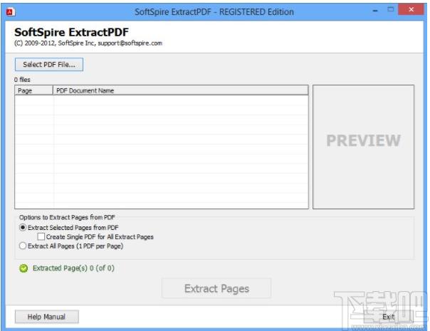 SoftSpire Extractpdf下载,PDF提取,PDF分割